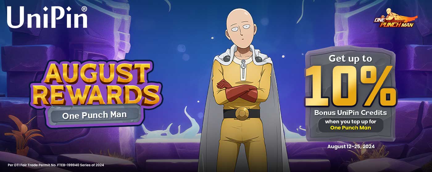 August Rewards: One Punch Man (PH)